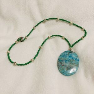 ‎Blue Stone Necklace